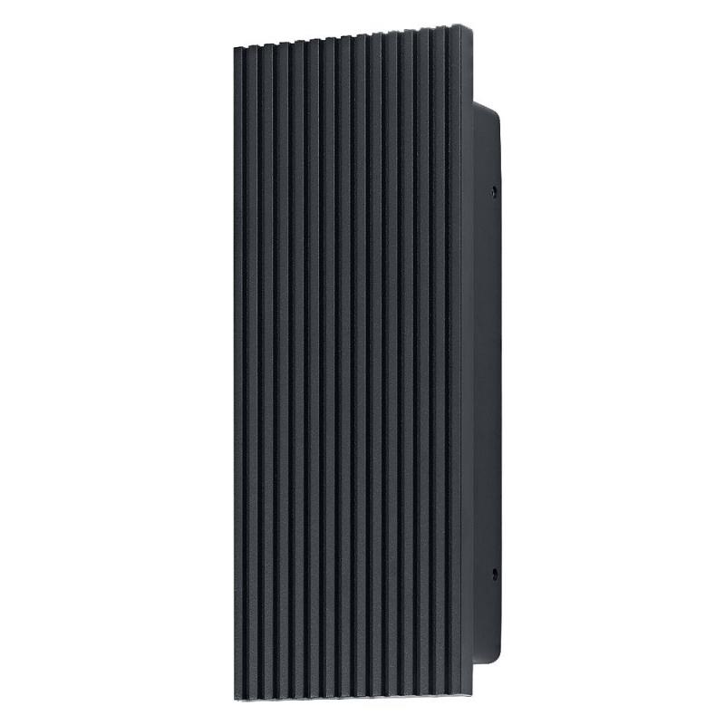 OSRAM ENDURA Style Striped Box Wandleuchte Up Down 6W IP54 Dunkelgrau