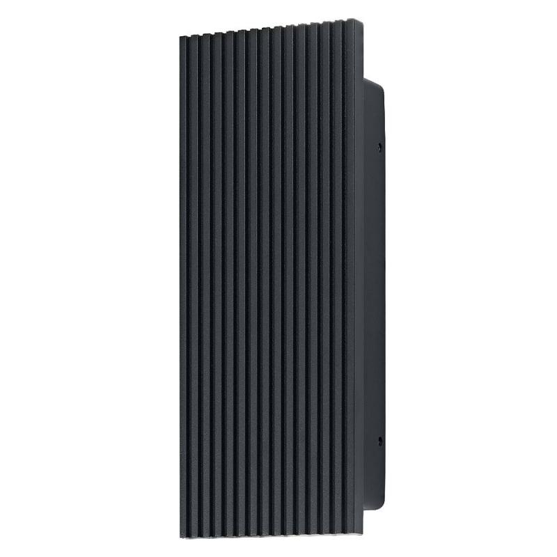 OSRAM ENDURA Style Striped Box Wandleuchte Up Down 6W IP54 Dunkelgrau