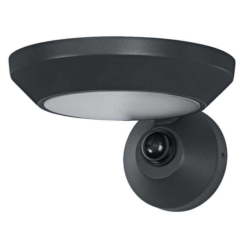 OSRAM ENDURA Style Adjustable Spot IP65 Wall Sensor 12W Dark Grey