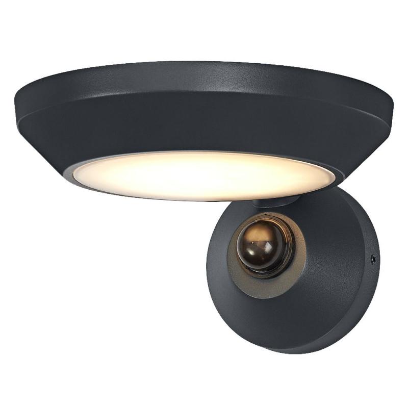OSRAM ENDURA Style Adjustable Spot IP65 Wall Sensor 12W Dark Grey
