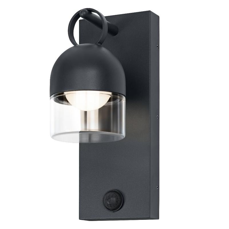 OSRAM ENDURA Style Cowbell IP65 Wall Sensor 6W Dark Grey Außenwandleuchte