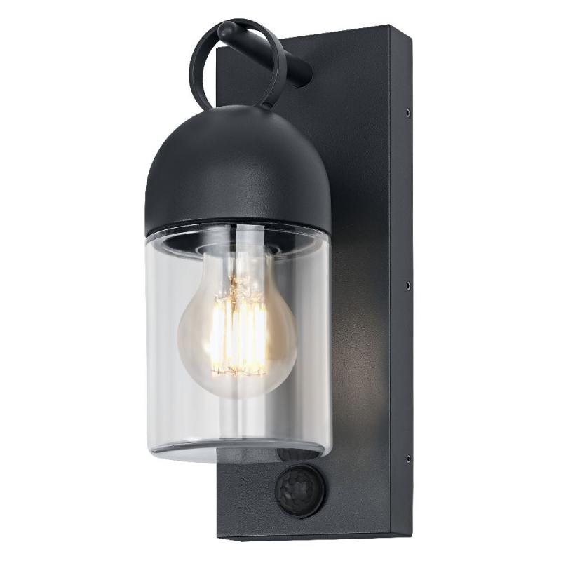 OSRAM ENDURA Classic Cowbell IP65 Wall Sensor E27 Dark Grey Außenwandleuchte