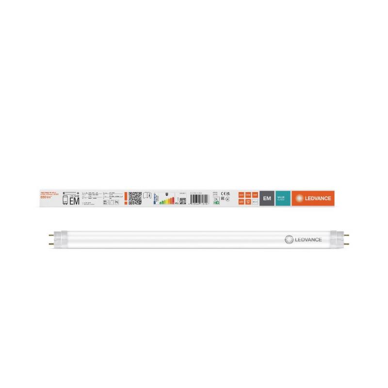 LEDVANCE LED TUBE T8 EM VALUE 4,8W 840 438mm G13 für KVG/VVG, Netzspannung, DC