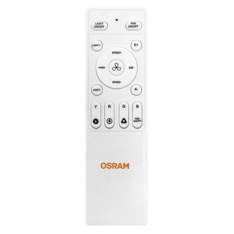 OSRAM Ceiling Fan Nordes 38W CCT RGB Deckenventilator mit Licht 3000-6500K dimmbar