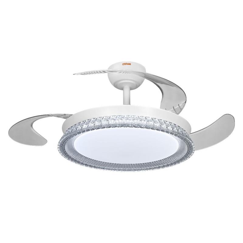 OSRAM Ceiling Fan Cierzo 1220 mm 60W CCT RGB Deckenventilator mit LED-Licht und Fernbedienung