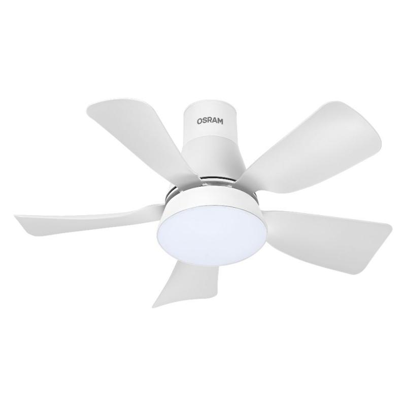 OSRAM Ceiling Fan Leste Deckenventilator mit Licht 21W CCT Weiß