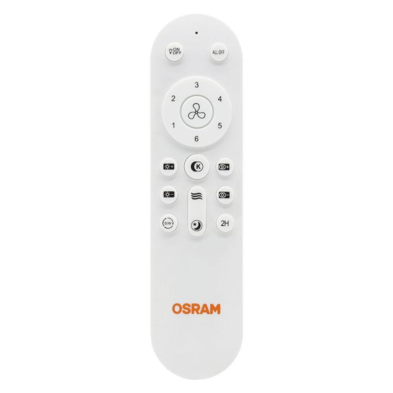 OSRAM Ceiling Fan Leste Deckenventilator mit Licht 21W CCT Weiß