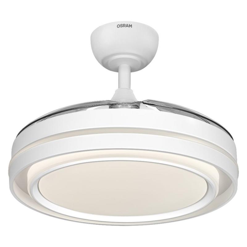 OSRAM Ceiling Fan Poniente 1060 mm 66W CCT Deckenventilator mit LED-Licht und Fernbedienung