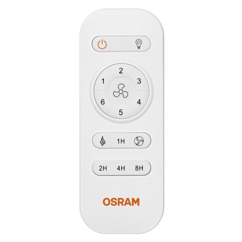 OSRAM Ceiling Fan Poniente 1060 mm 66W CCT Deckenventilator mit LED-Licht und Fernbedienung