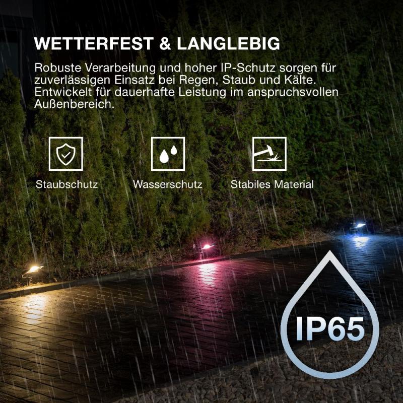 OSRAM SMART+ MATTER Floodlight 20W Multicolour IP65 Dunkelgrau