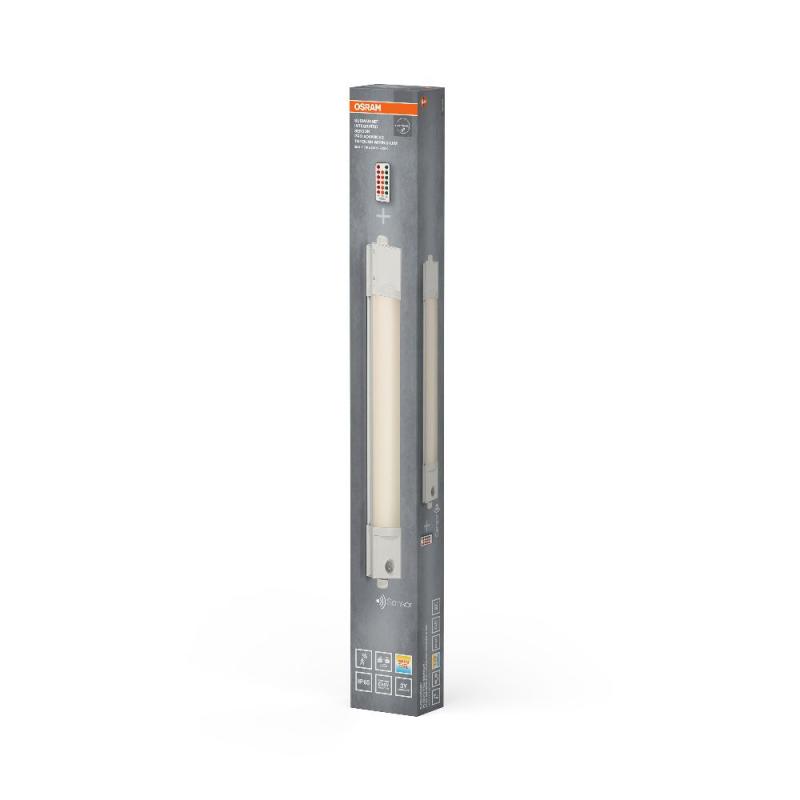 OSRAM Submarine Integrated PRO Advanced 60cm 18W Sensor CCT Thruwiring IP65 Feuchtraumleuchte - für Durchgangsverdrahtung
