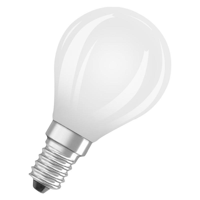 6er OSRAM E14 LED Lampe Classic matt 2,2W wie 40W warmweißes Licht 2700K - Energy efficiency class A