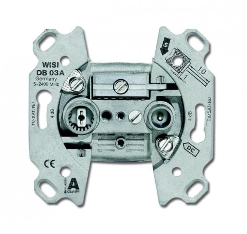 Busch-Jaeger 0230-101 Antennensteckdosen-Einsatz 2 Anschlüsse/Stichdose
