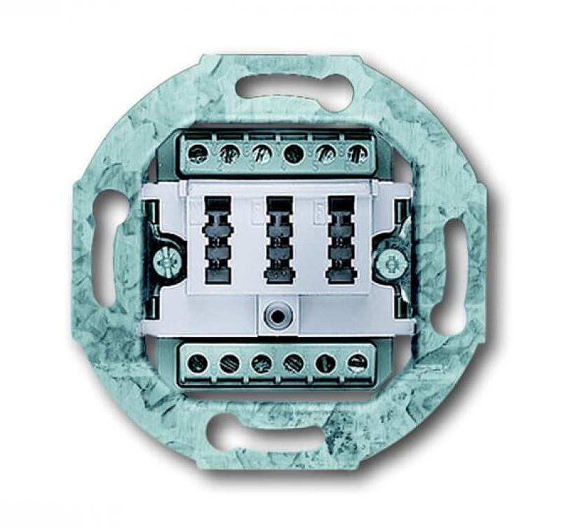 Busch-Jaeger 0242/04 TAE-Anschlussdose 2x6/6 NFF