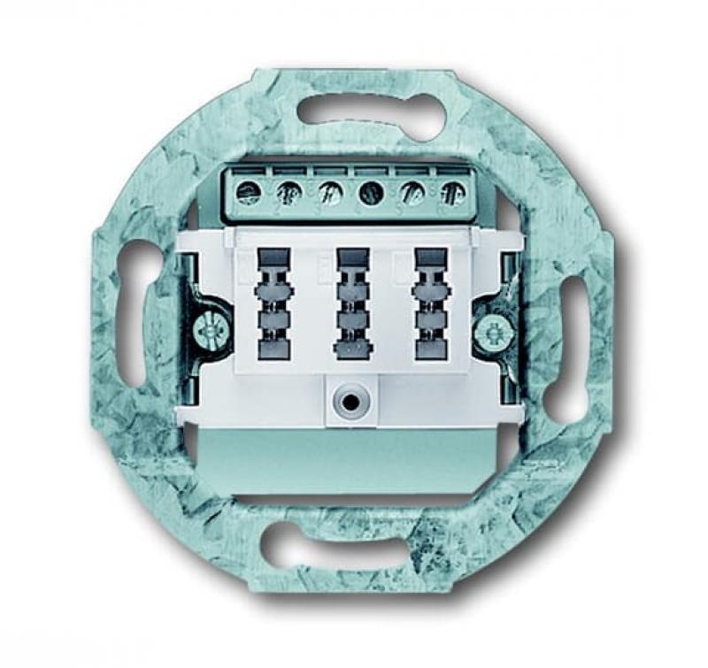 Busch-Jaeger 0243/04 TAE-Anschlussdose 3x6 NFN