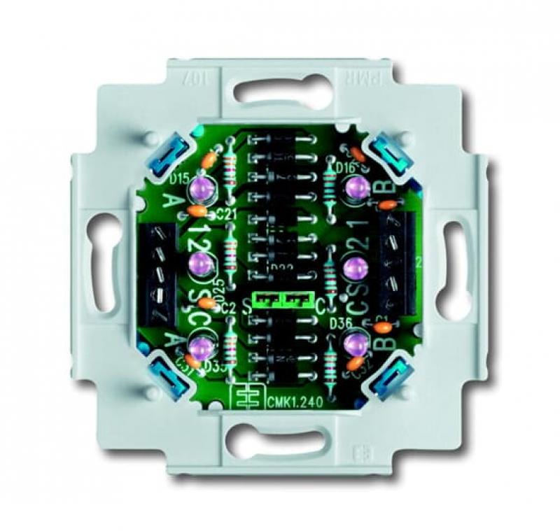 Busch-Jaeger 1566 U Kontrollanzeige-Einsatz 6-fach