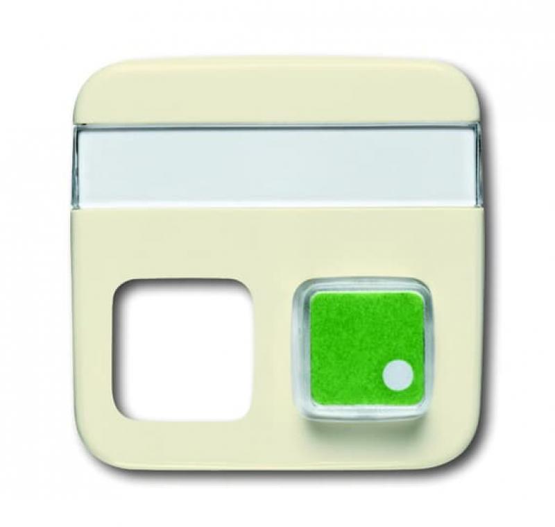 Busch-Jaeger 1572 CN-212 Zentralscheibe 2-fach mit Beschriftungsfeld