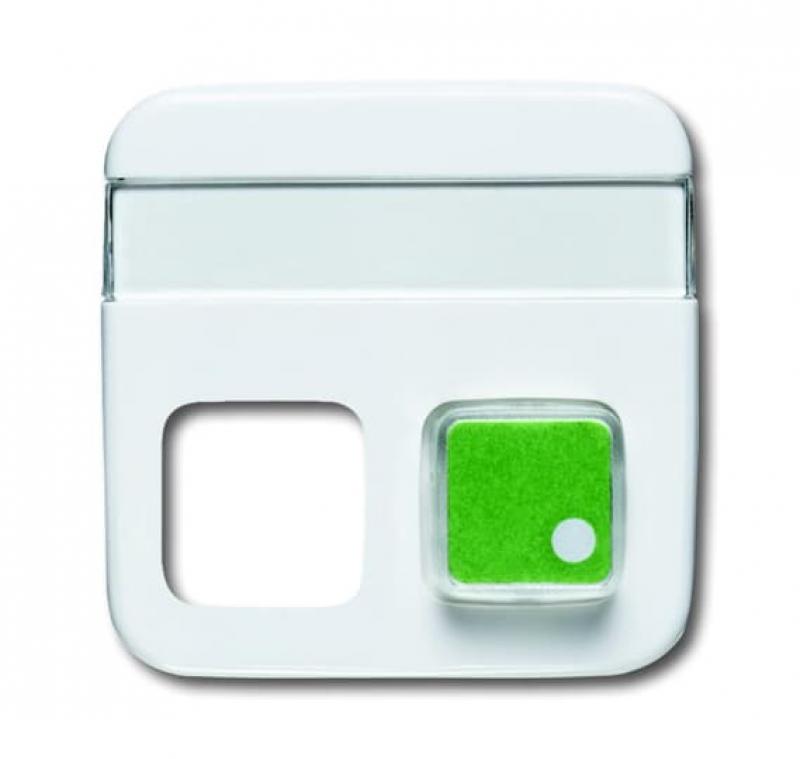 Busch-Jaeger 1572 CN-214 Zentralscheibe 2-fach mit Beschriftungsfeld