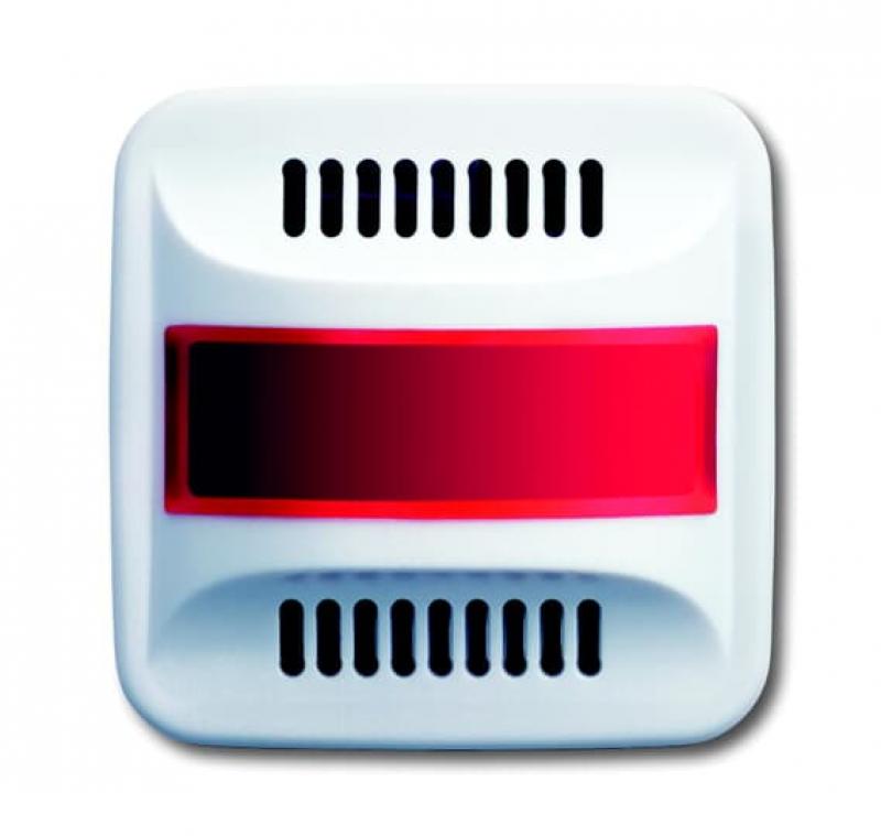 Busch-Jaeger 1573 C-214 Zentralscheibe mit roter und neutraler Kalotte