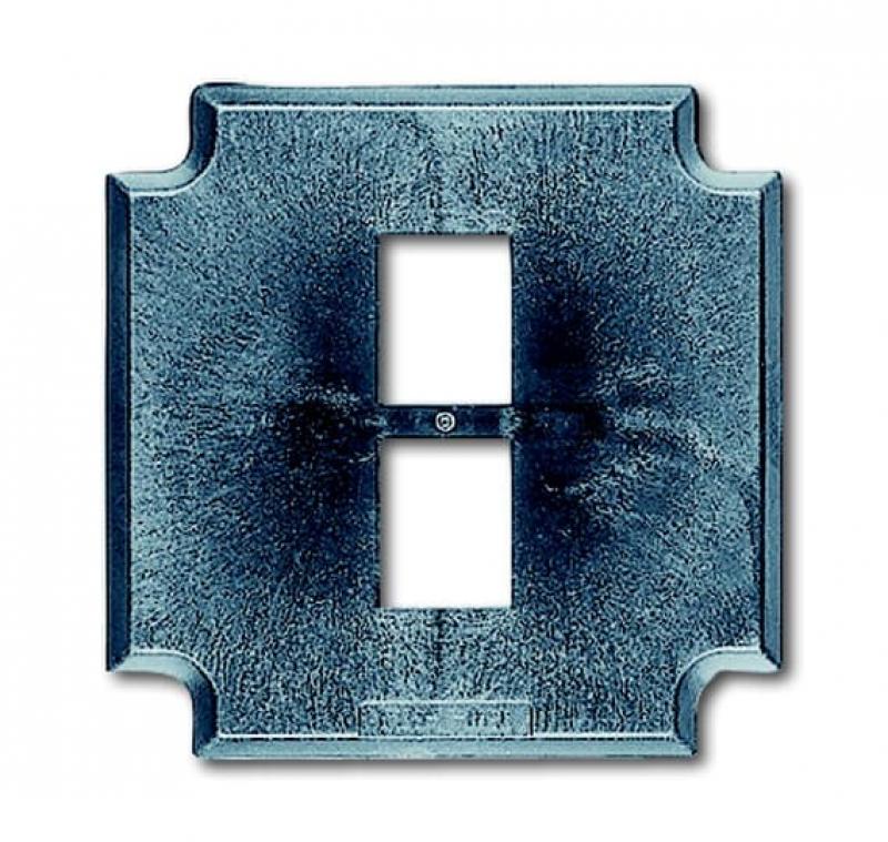 Busch-Jaeger 1713 Sockel für 2 Modular-Jack-Buchsen 0210 und 0211