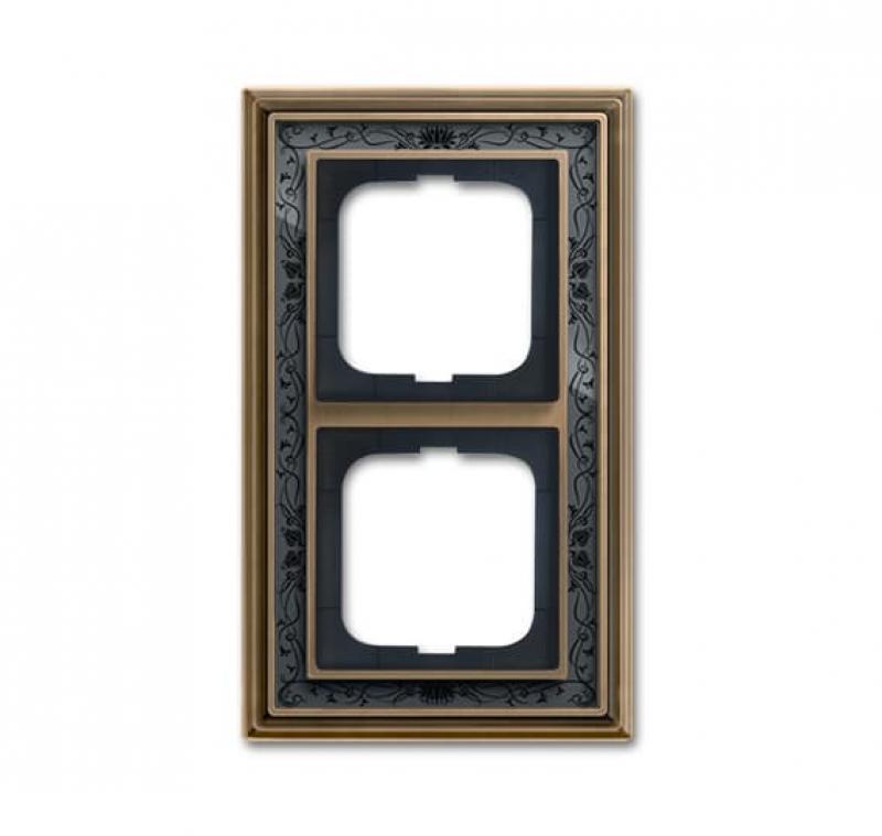 Busch-Jaeger 1722-843 Abdeckrahmen 2-fach Rahmen