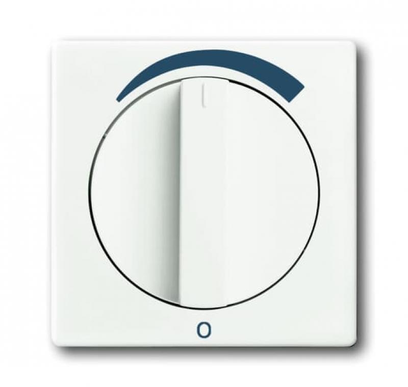 Busch-Jaeger 1740 DR/03-84 Zentralscheibe mit Drehgriff mit Aufdruck