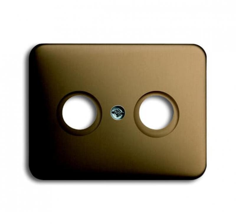 Busch-Jaeger 1743-21 Zentralscheibe als Abdeckung für handelsübliche Antennensteckdosen