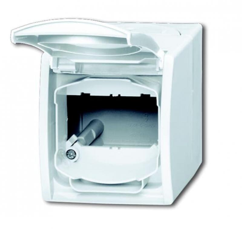 Busch-Jaeger 1758 WN-54 Gehäuse mit Beschriftungsfeld