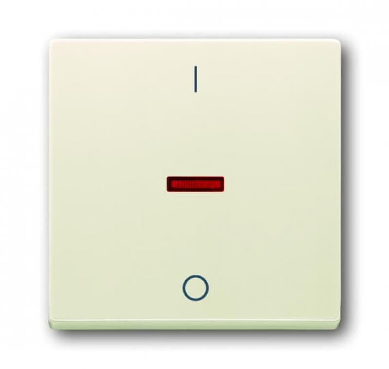 Busch-Jaeger 1788-82 Wippe mit Aufdruck mit kleiner roter Kalotte