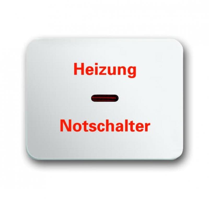 Busch-Jaeger 1789 H-24G Wippe mit Aufdruck mit kleiner roter Kalotte