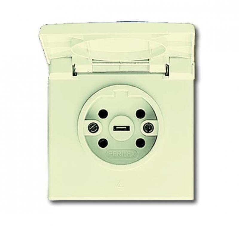 Busch-Jaeger 2064 UG-101 Steckdose Klappdeckel