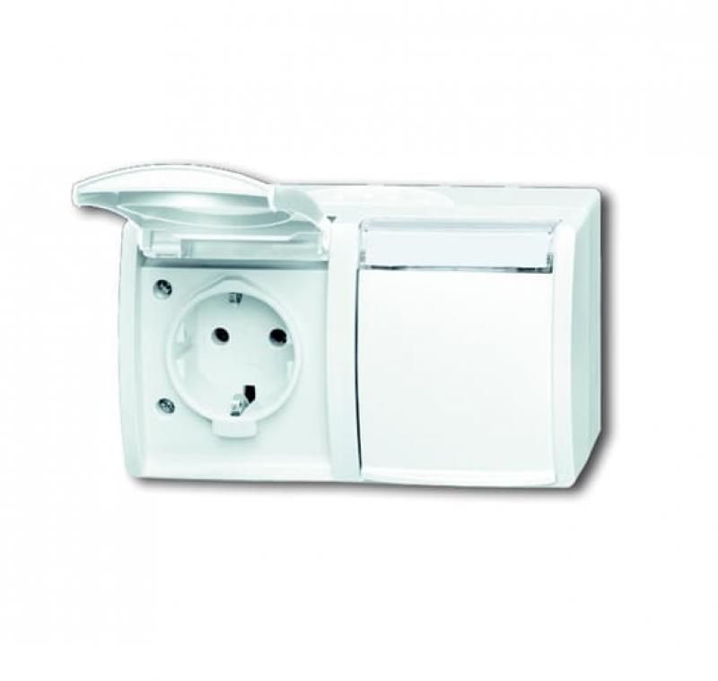 Busch-Jaeger 20/2 EWN-54 SCHUKO® Steckdose 2-fach