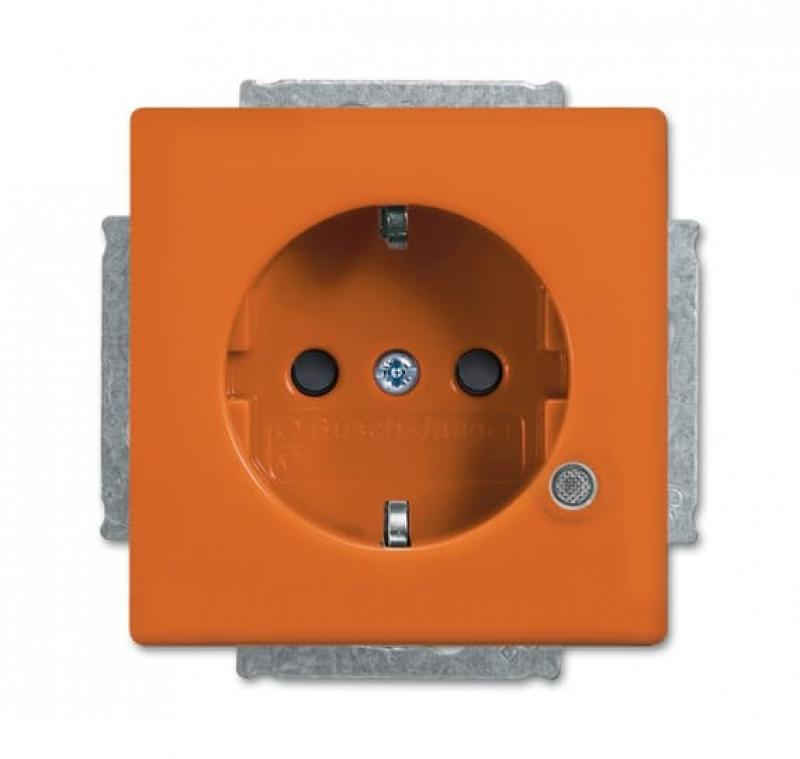 Busch-Jaeger 20 EUCBL-14-84 SCHUKO® Steckdosen-Einsatz mit LED Kontrolllicht