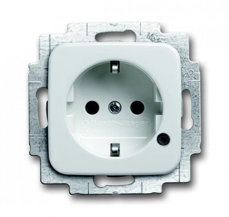 Busch-Jaeger 20 EUCBL-214 SCHUKO® Steckdosen-Einsatz mit LED Kontrolllicht