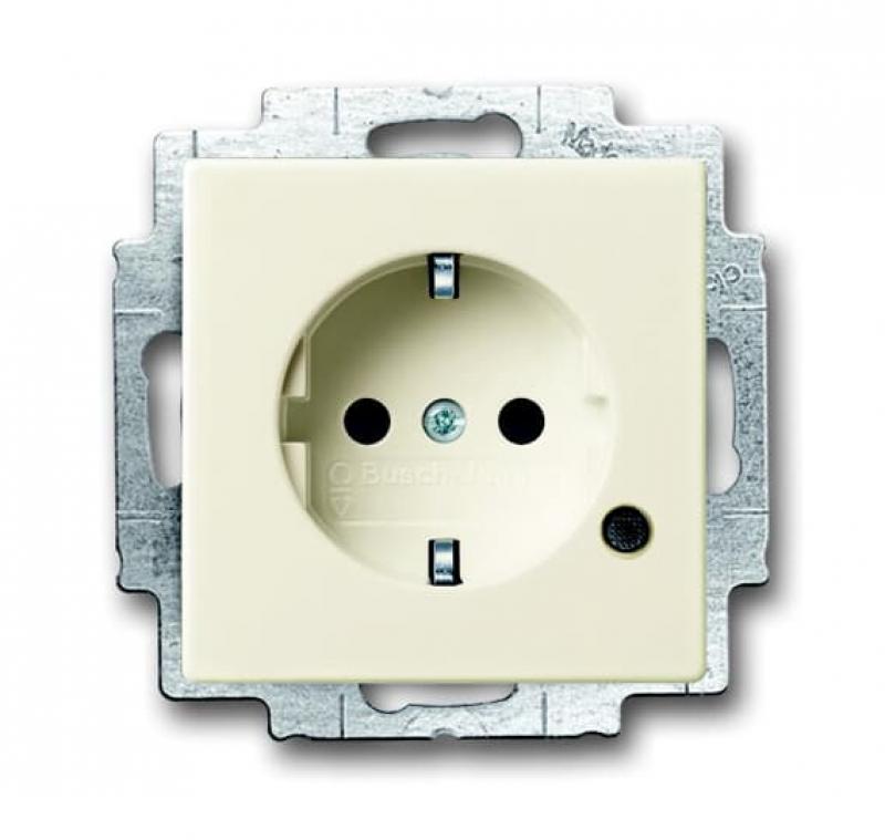 Busch-Jaeger 20 EUCBL-82 SCHUKO® Steckdosen-Einsatz mit LED Kontrolllicht