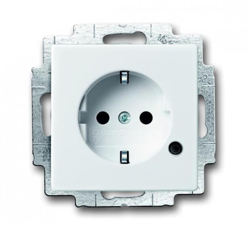 Busch-Jaeger 20 EUCBL-84 SCHUKO® Steckdosen-Einsatz mit LED Kontrolllicht