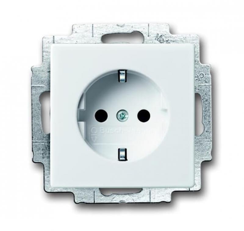 Busch-Jaeger 20 EUCBLI-84 SCHUKO® Steckdosen-Einsatz Busch-steplight® mit Nachtorientierungslicht