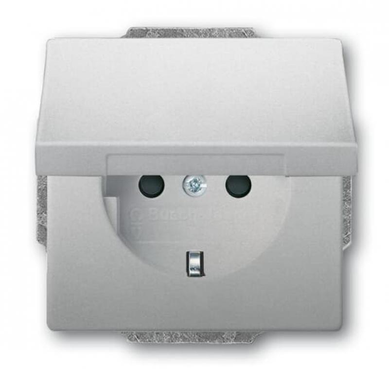 Busch-Jaeger 20 EUKB-866 SCHUKO® Steckdosen-Einsatz mit erh. Berührungsschutz