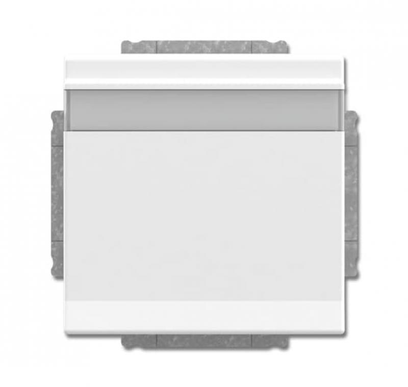 Busch-Jaeger 20 EUKNB-84 SCHUKO® Steckdosen-Einsatz mit Klappdeckel und Beschriftungsfeld