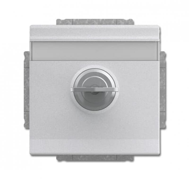 Busch-Jaeger 20 EUKNBSL-83-101 SCHUKO® Steckdosen-Einsatz mit Klappdeckel und Schloss