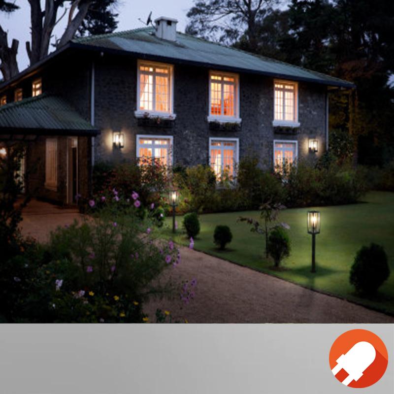 OSRAM  Laternenformige Außenwandleuchte Frame Glas Aluminium anthrazit - rechteckiges Design, 140 x 110 x 245 mm, Montagematerial inklusive