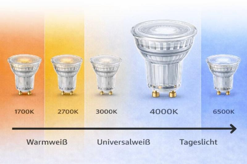 Philips GU10 LED Strahler 4,9W wie 50W Glas neutralweiß breiter Abstrahlwinkel 120°