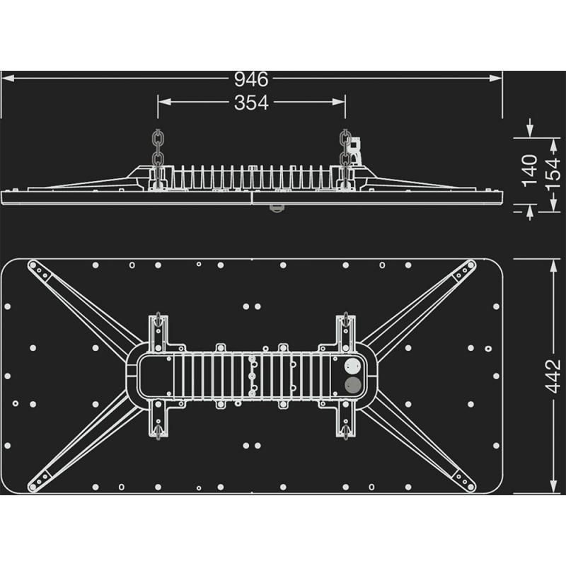 Siteco Highbay 21 maxi, eng strahlend, LED, 840, DALI 2, AC/DC LED Hallenleuchte 197,7W 4000K neutralweiß 38000lm