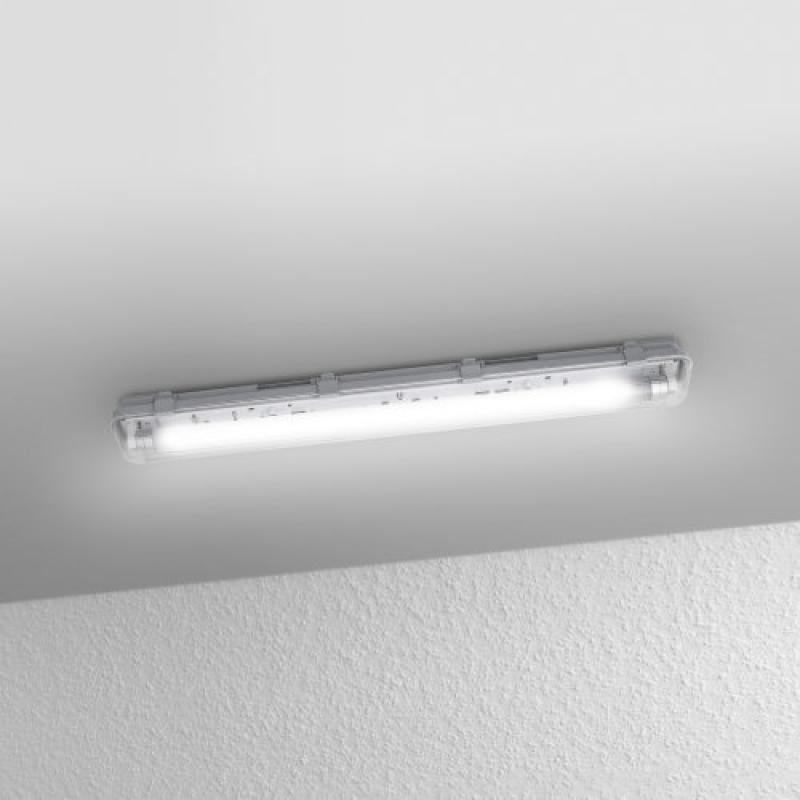65 cm OSRAM SUBMARINE 7W LED Feuchtraumleuchte 4000K inkl. 1x LED Röhre - IP65, staub- und spritzwassergeschützt, für Keller und Garagen