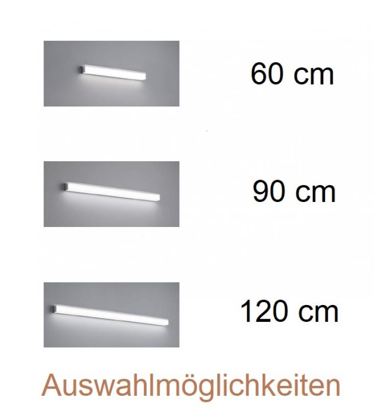 90cm Helestra NOK Wandleuchte & Spiegelleuchte in chrom