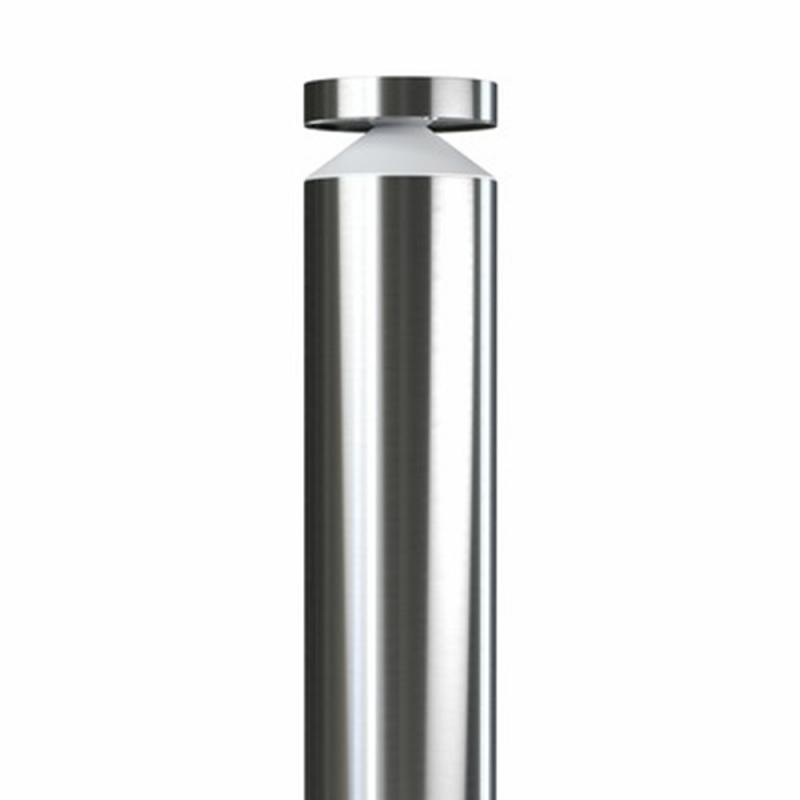 50cm hohe Osram LED Wegeleuchte Endura Style Cylinder aus Edelstahl mit Rundumlicht IP44 - modernes Edelstahl-Design, IP44 für Wege und Parkplätze