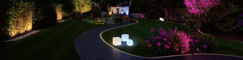Paulmann 94176 Outdoor Plug & Shine Stone leuchtende Gartenkugel