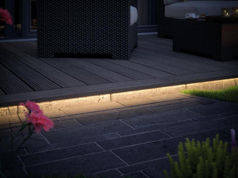 Paulmann 79870 MaxLED Streifen 1m Warmweiß IP44 Innen- und Außenbereich