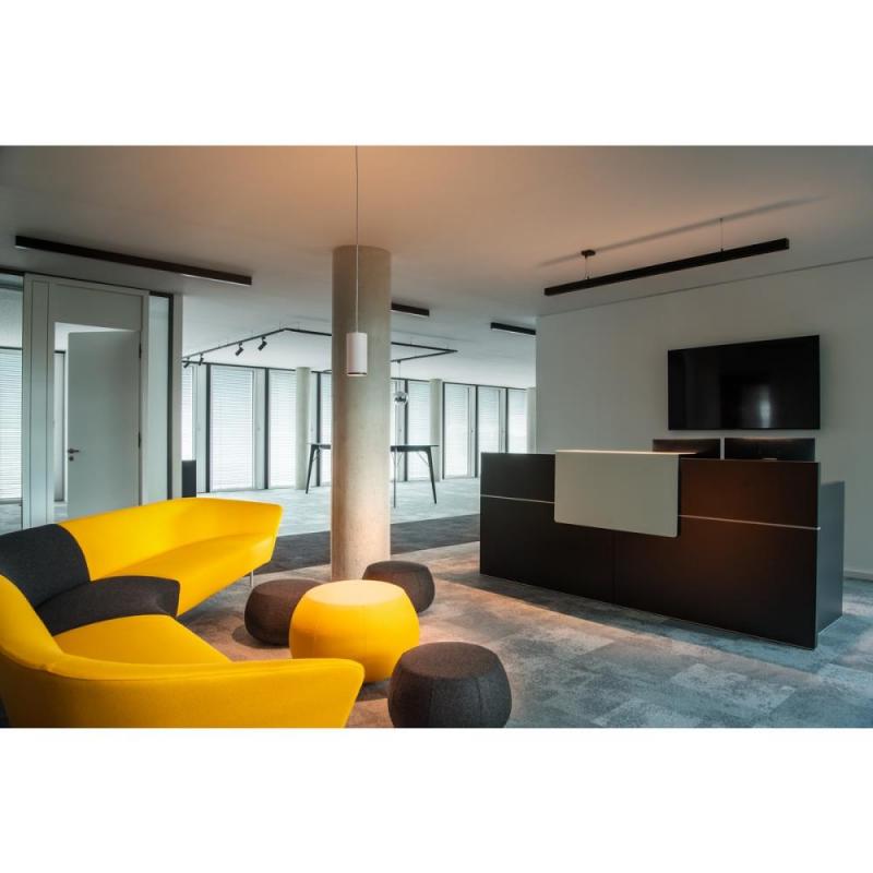 SLV 1004535 NUMINOS PD DALI M Indoor LED Pendelleuchte weiß/schwarz 2700K 36°