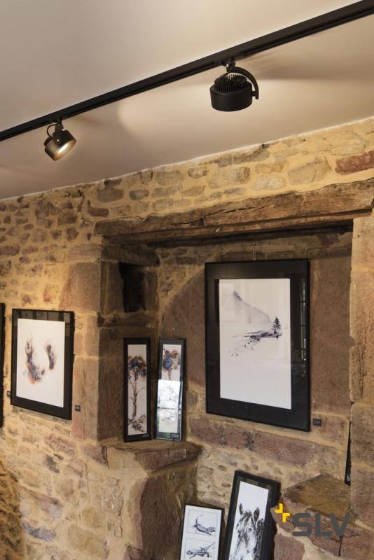 SLV 1002854 1~ KALU13W  TRACK  LED 1 Ph. System Leuchte schwarz 3000K inklusive 1 Ph.-Adapter